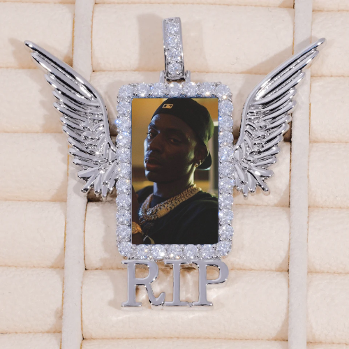 RIP WING 3D CUSTOM PICTURE PENDANT