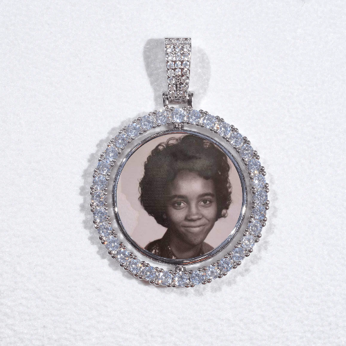 3D Spinning 2-Faced Custom Picture Pendant