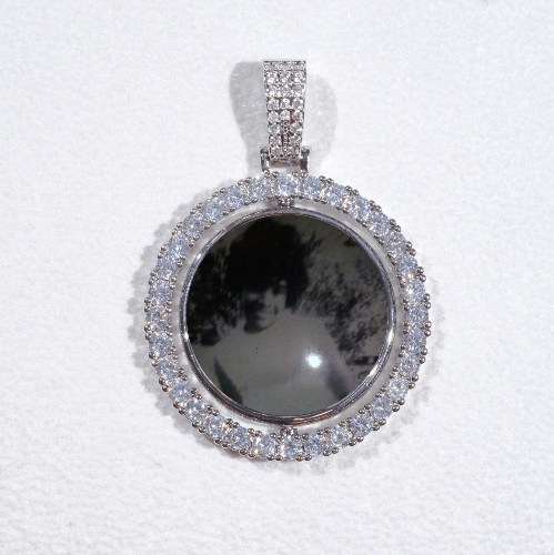 3D Spinning 2-Faced Custom Picture Pendant
