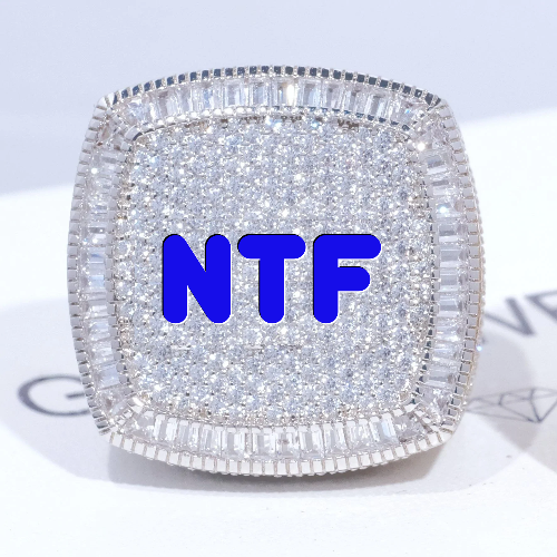 CUSTOM LETTER 3D ICED RING