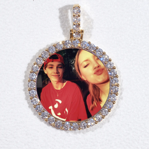3D CIRCLE CUSTOM PICTURE PENDANT SMALL SIZE