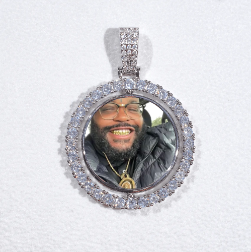 3D Spinning 2-Faced Custom Picture Pendant
