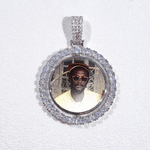 3D Spinning 2-Faced Custom Picture Pendant