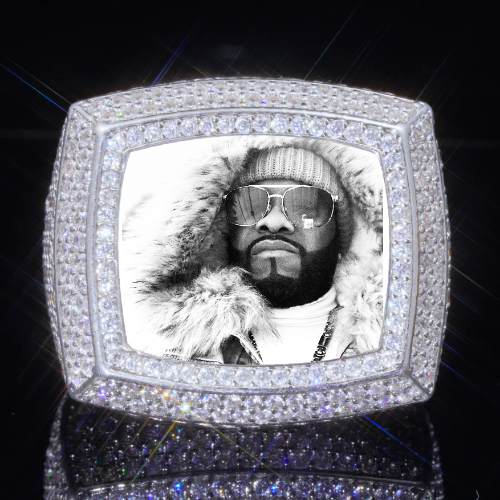 3D CUSTOM PICTURE ICED RING