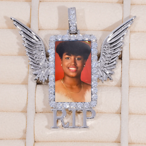 RIP WING 3D CUSTOM PICTURE PENDANT