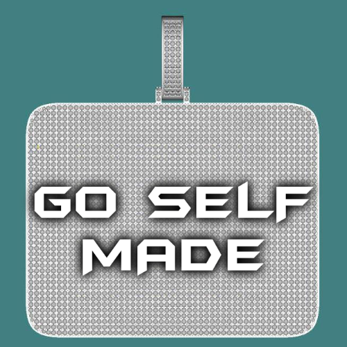 CUSTOM LETTER NECKLACE 3D BIG SQUARE