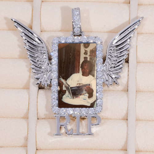 RIP WING 3D CUSTOM PICTURE PENDANT