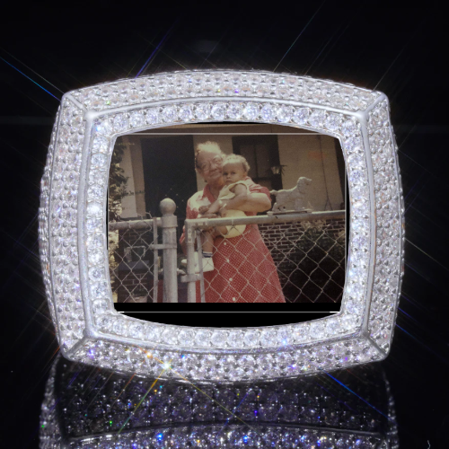 3D CUSTOM PICTURE ICED RING