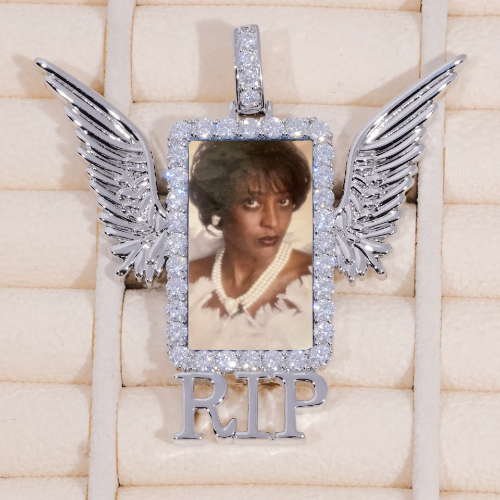 RIP WING 3D CUSTOM PICTURE PENDANT