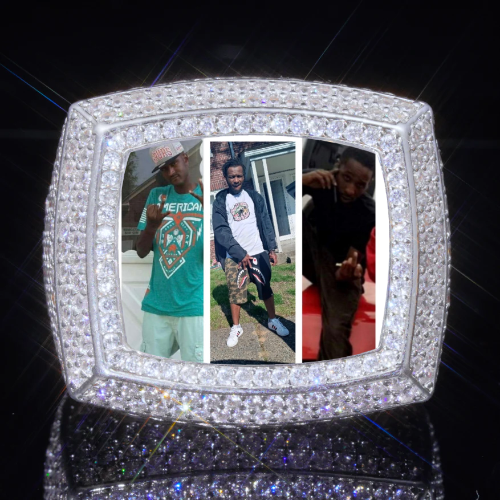 3D CUSTOM PICTURE ICED RING