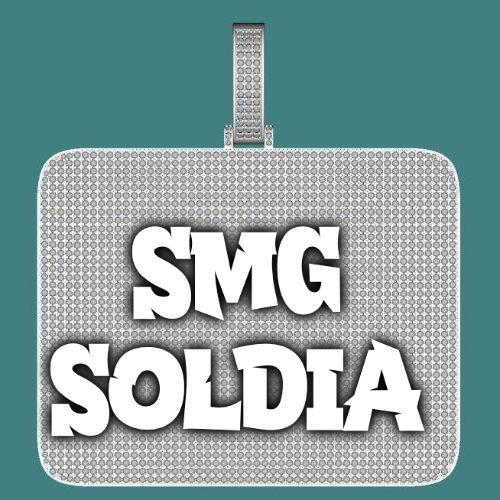CUSTOM LETTER NECKLACE 3D BIG SQUARE