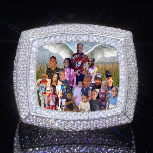 3D CUSTOM PICTURE ICED RING