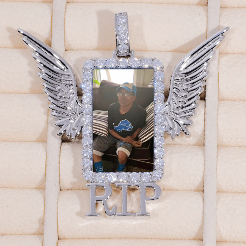 RIP WING 3D CUSTOM PICTURE PENDANT