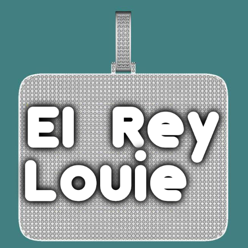 CUSTOM LETTER NECKLACE 3D BIG SQUARE