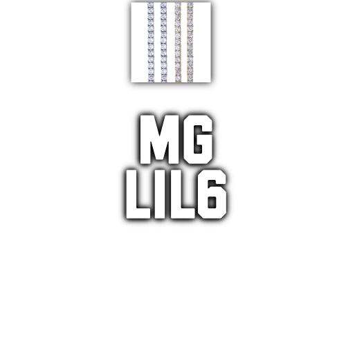 Custom Letters Baguette Two Layer Necklace
