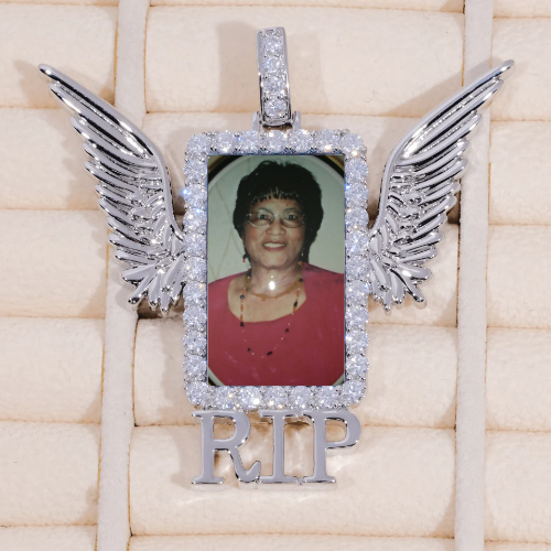 RIP WING 3D CUSTOM PICTURE PENDANT
