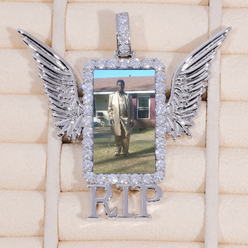RIP WING 3D CUSTOM PICTURE PENDANT