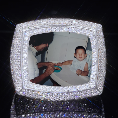 3D CUSTOM PICTURE ICED RING