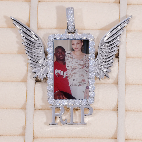RIP WING 3D CUSTOM PICTURE PENDANT