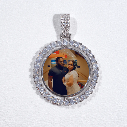 3D Spinning 2-Faced Custom Picture Pendant