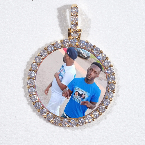 3D CIRCLE CUSTOM PICTURE PENDANT SMALL SIZE