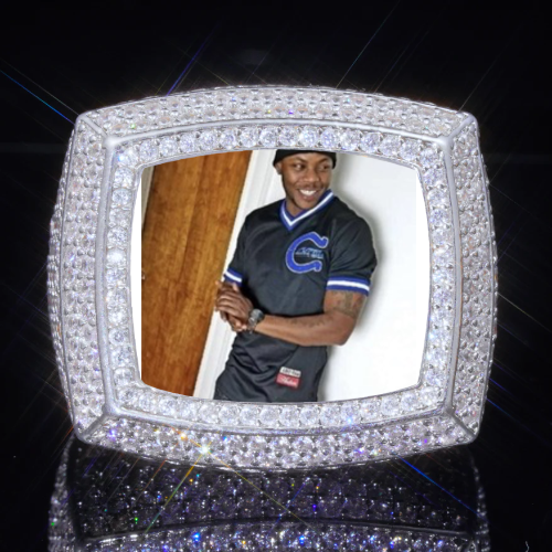 3D CUSTOM PICTURE ICED RING