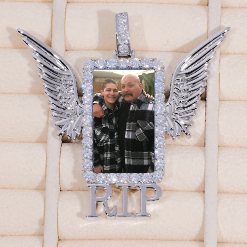 RIP WING 3D CUSTOM PICTURE PENDANT