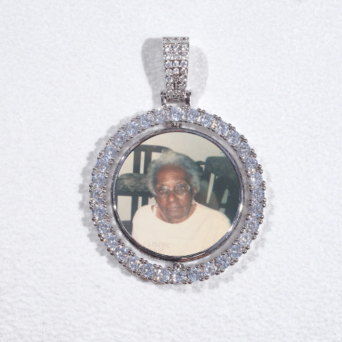 3D Spinning 2-Faced Custom Picture Pendant