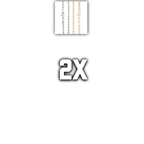 Custom Letters Baguette Two Layer Necklace