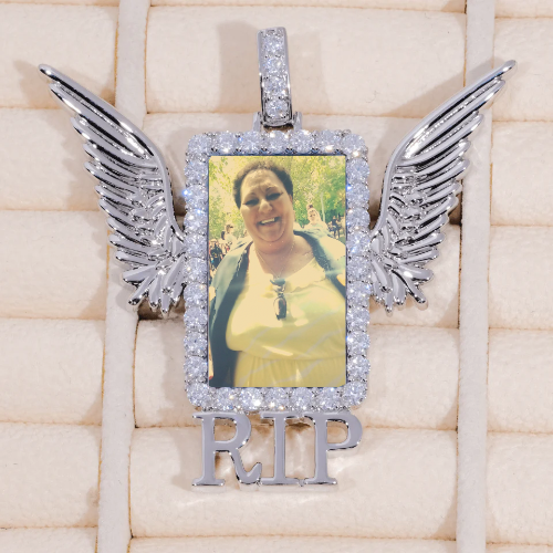 RIP WING 3D CUSTOM PICTURE PENDANT