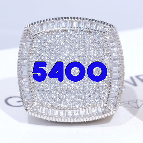 CUSTOM LETTER 3D ICED RING