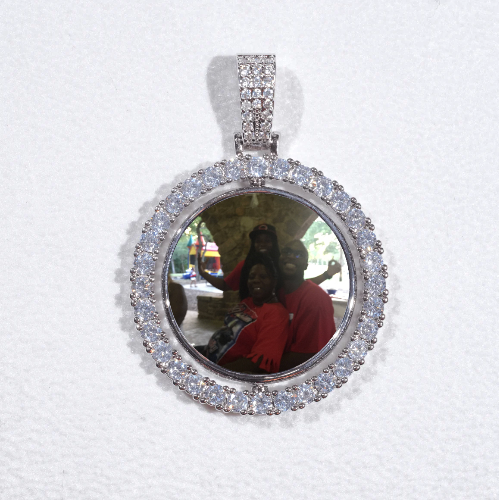 3D Spinning 2-Faced Custom Picture Pendant