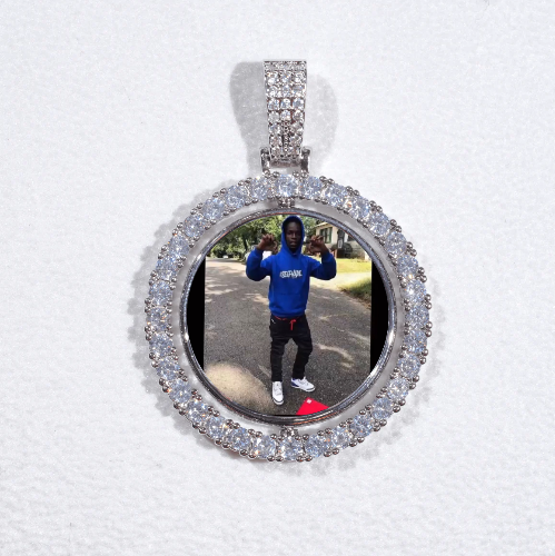 3D Spinning 2-Faced Custom Picture Pendant