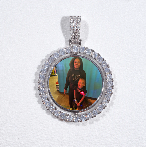 3D Spinning 2-Faced Custom Picture Pendant