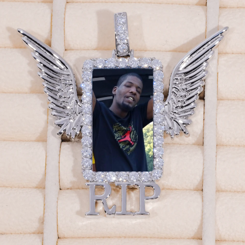 RIP WING 3D CUSTOM PICTURE PENDANT