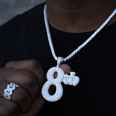 Iced 8th Necklace