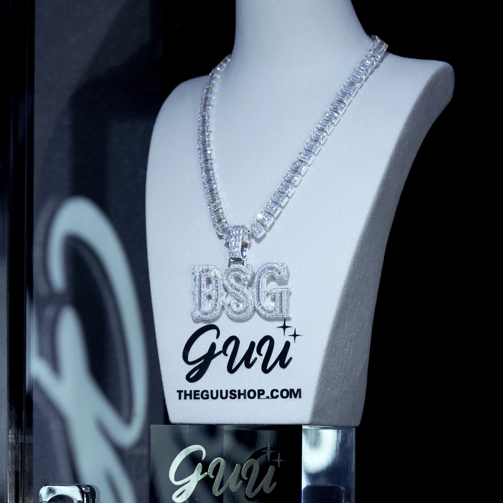 Custom Letters Freibeuter Font Necklace