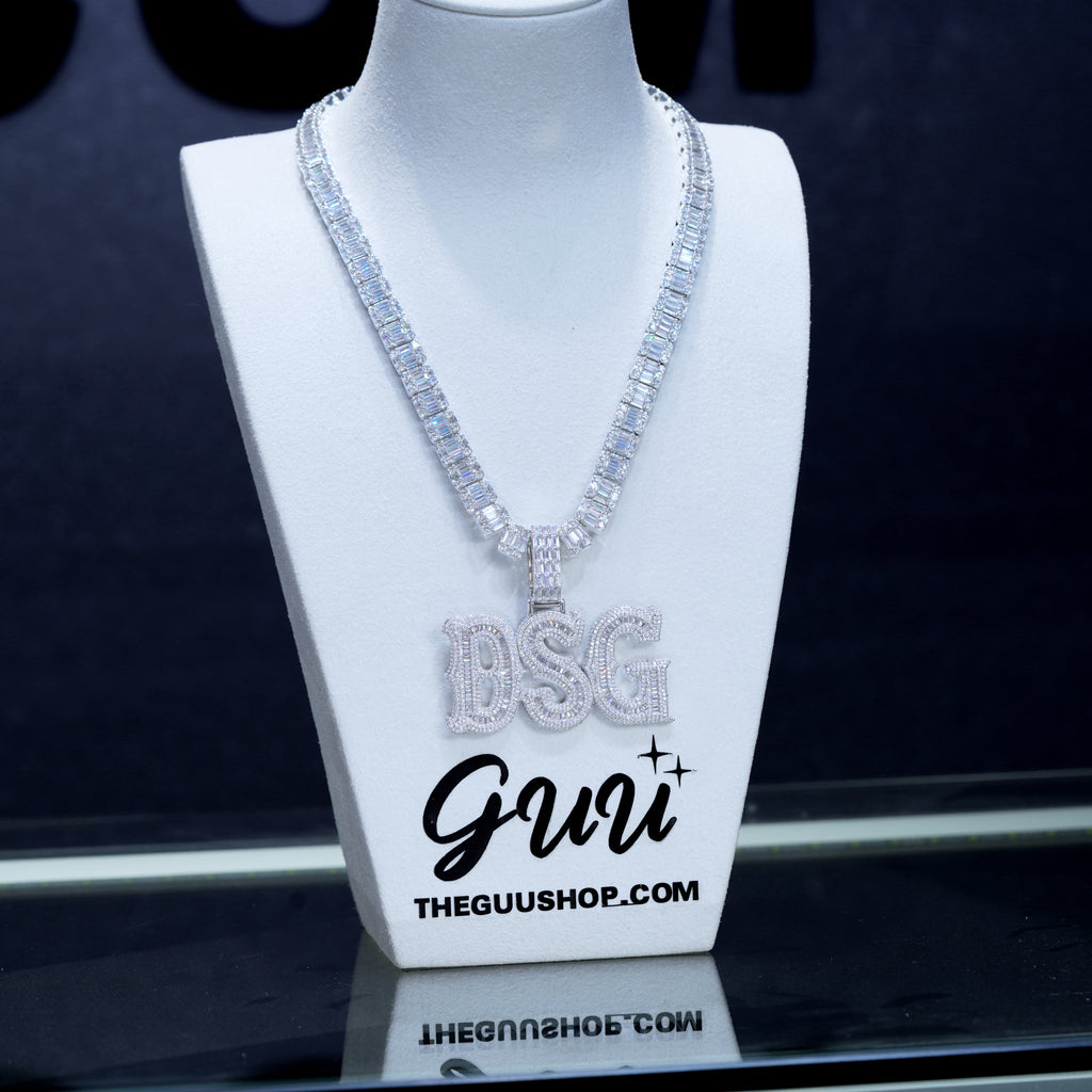 Custom Letters Freibeuter Font Necklace