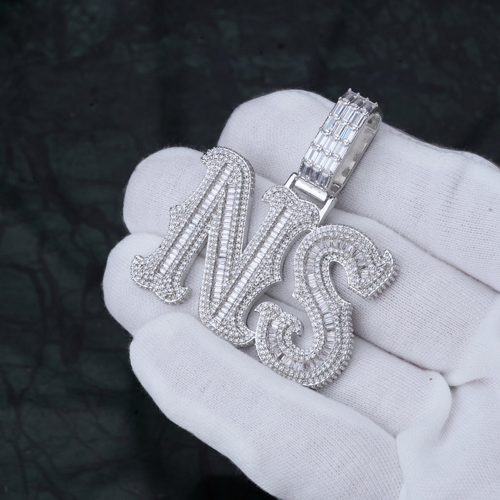 Custom Letters Freibeuter Font Necklace