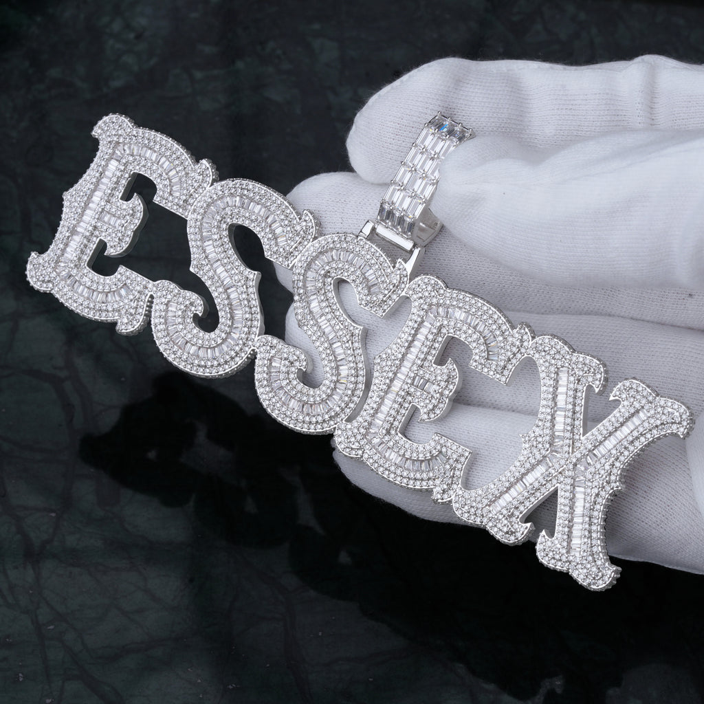 Custom Letters Freibeuter Font Necklace