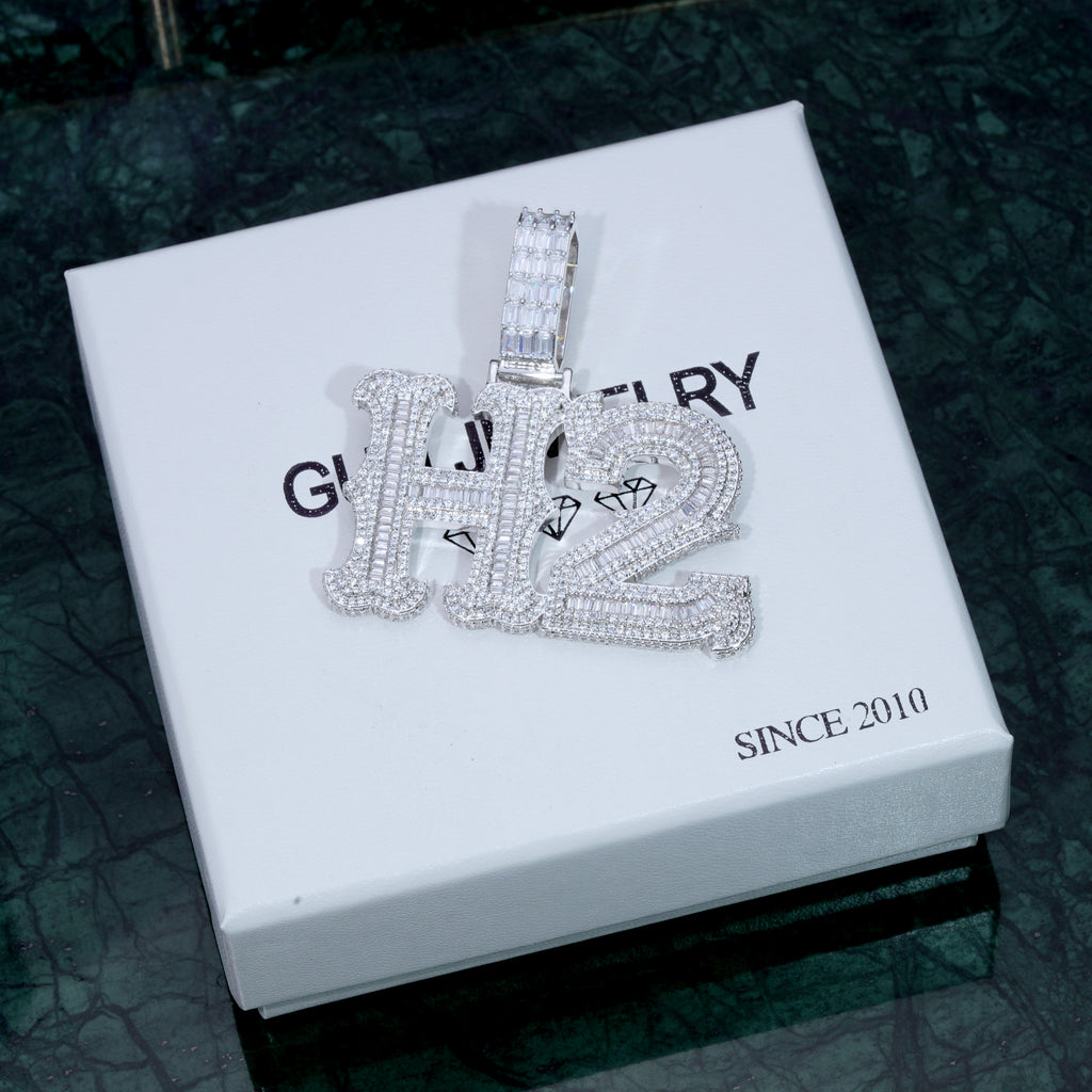 Custom Letters Freibeuter Font Necklace