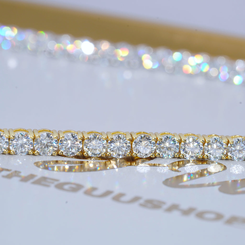 Bundle 14MM Prong Cuabn + 5MM Tennis In Gold