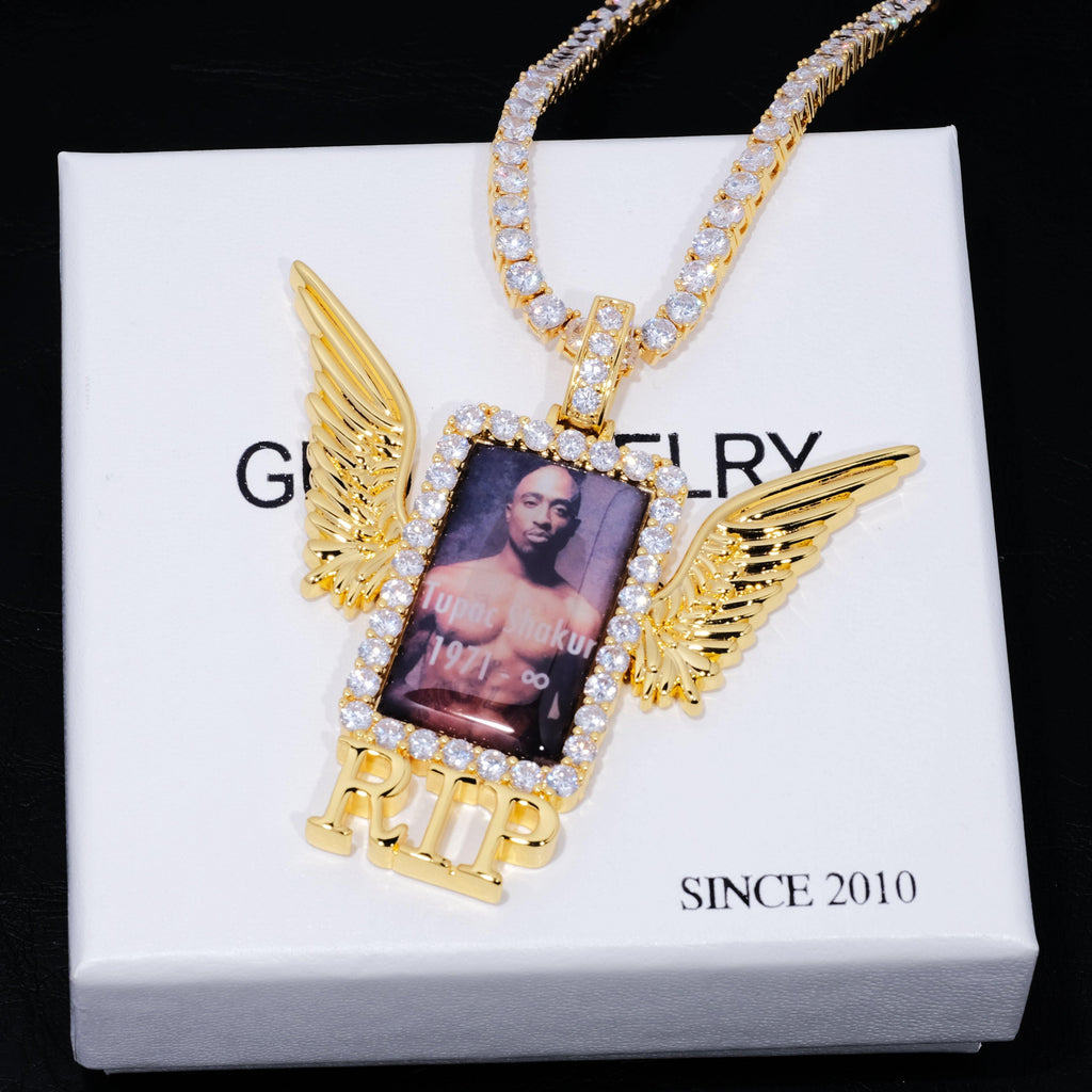 RIP WING 3D CUSTOM PICTURE PENDANT - The GUU Shop