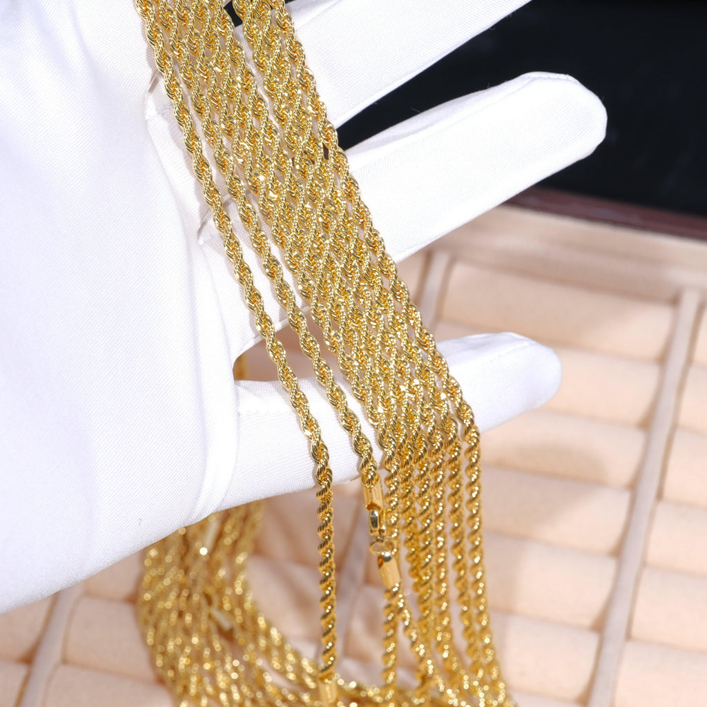 2mm Rope Chain Stack 2mm Rope Chain – The GUU Shop