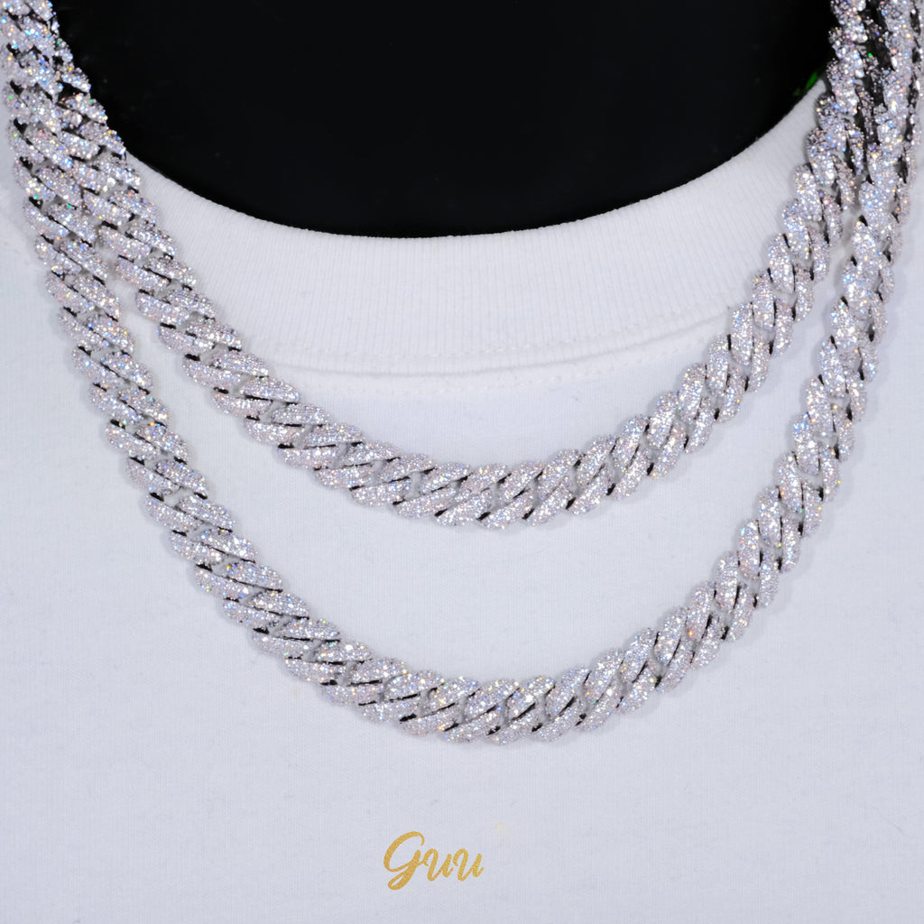 Cuban Link Chain (10mm) in White Gold (Reward) - The GUU Shop