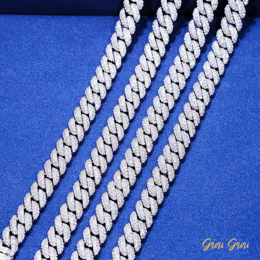 Cuban Link Chain (10mm) in White Gold (Reward) - The GUU Shop