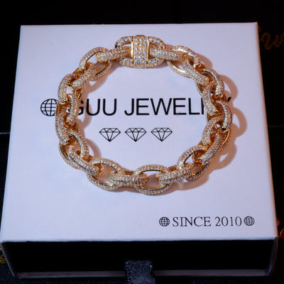 18K Gold-Plated Rope Link Bracelet - The GUU Shop