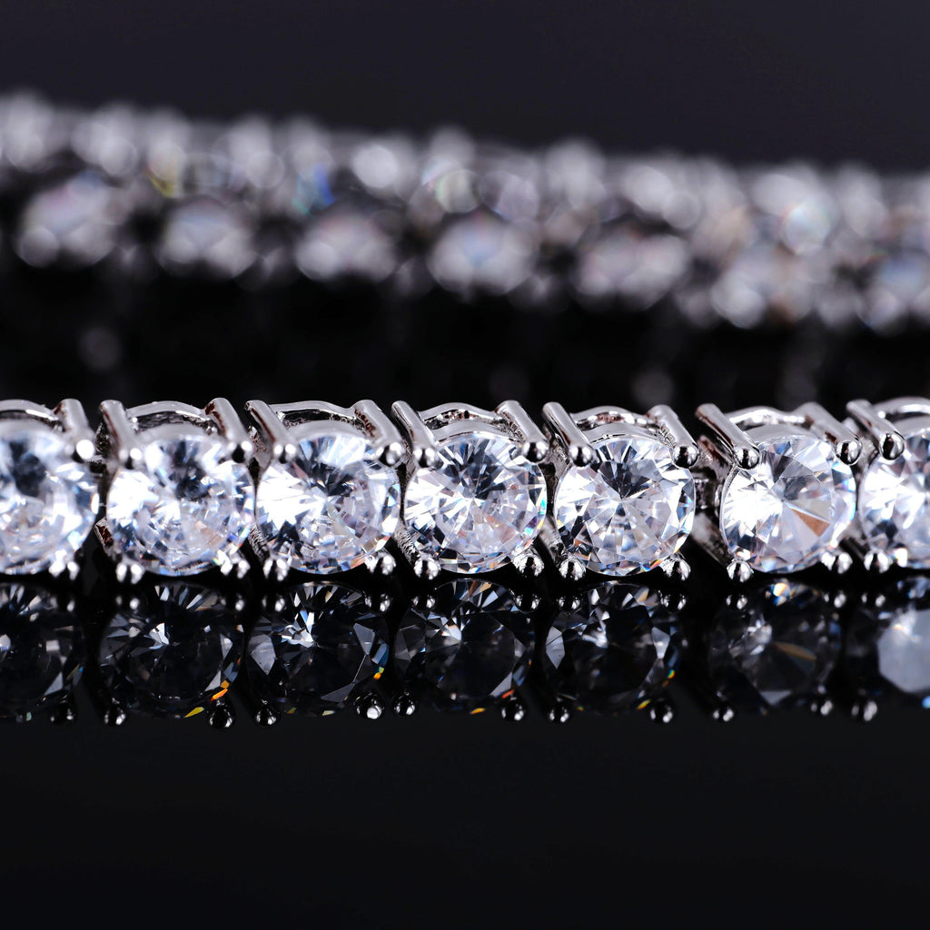 18k Gold-Plated  5mm AAA CZ Hip Hop Tennis Chain # Tennis Bracelet - The GUU Shop
