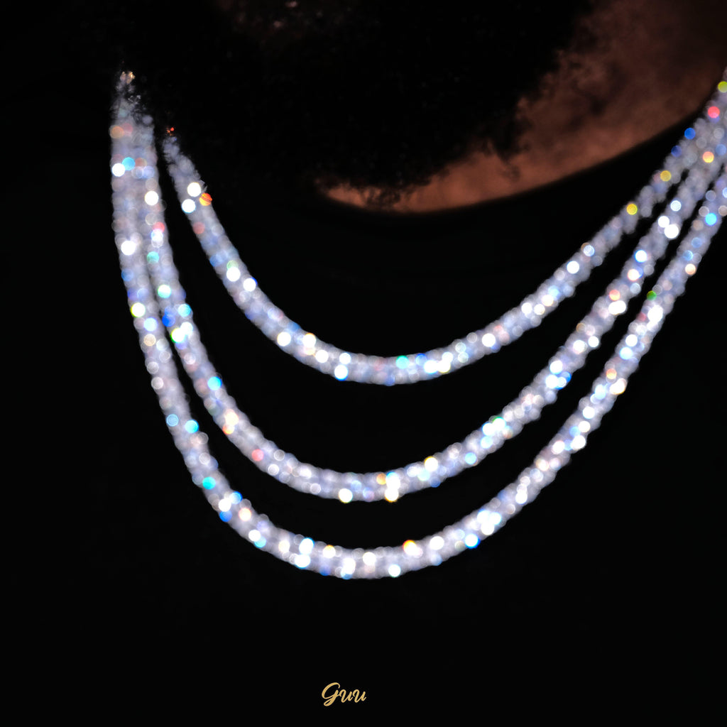 5mm 18K Gold-Plated Iced BlingBling Tennis Chain (Reward) - The GUU Shop