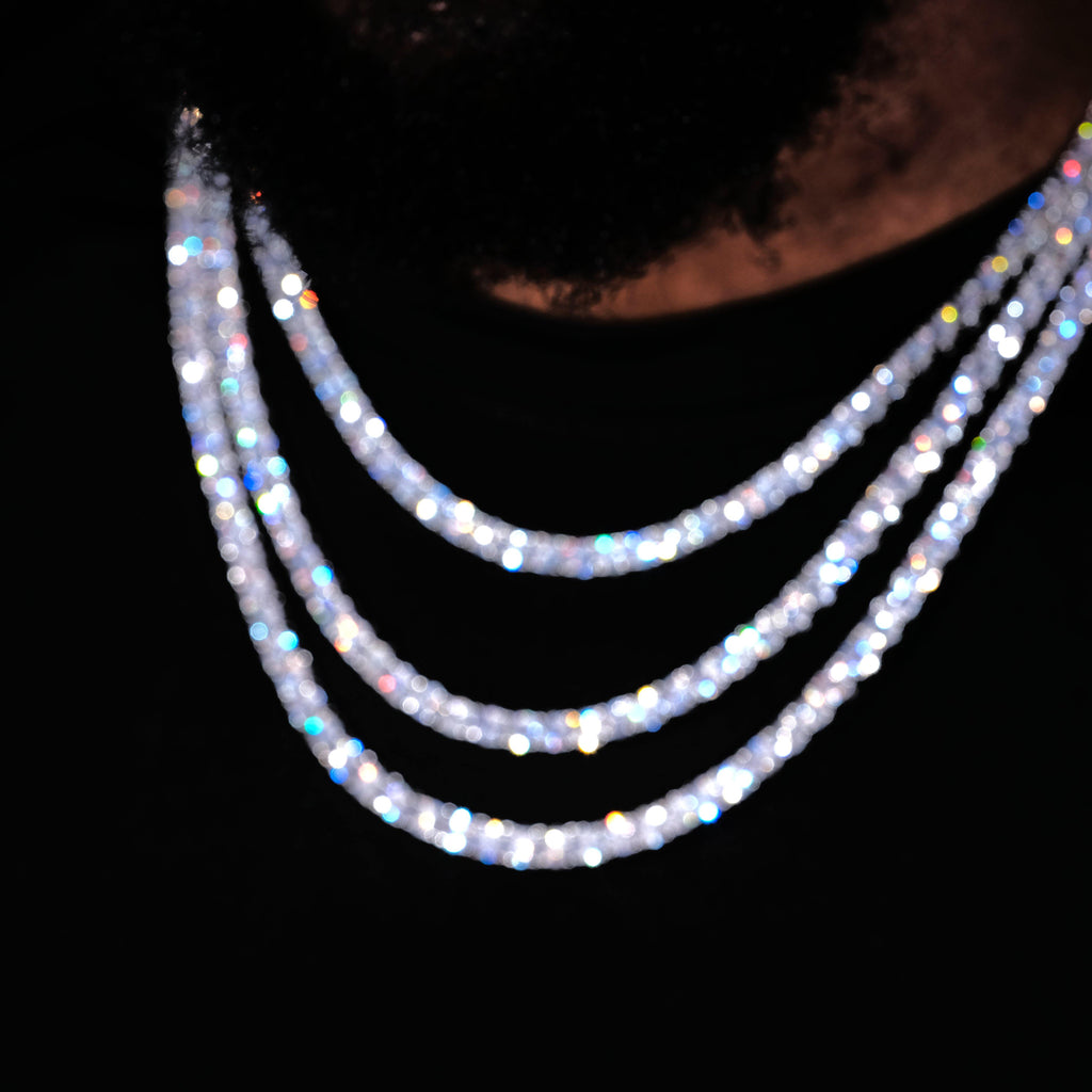 5mm 18K Gold-Plated Iced BlingBling Tennis Chain - The GUU Shop